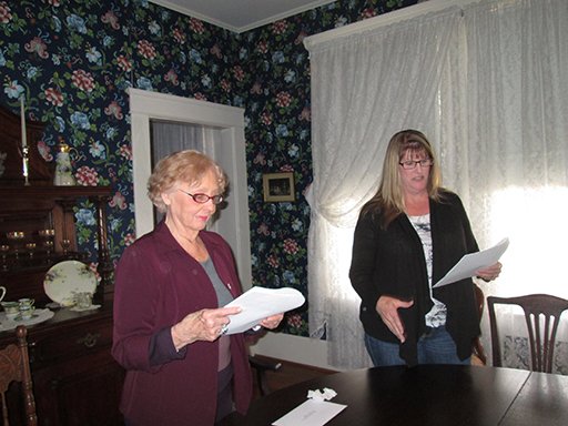 Vintage Valentine Cast practicing2